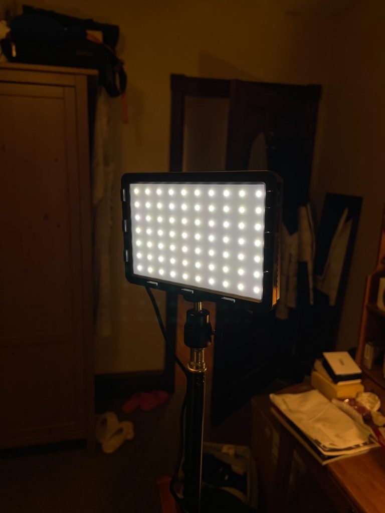 Hagibis Studio LED Video Light Kit - 9 Color Filters, Adjustable Tripod, for Photo Video Streaming