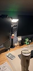 ALTSON 60 LED Portable Selfie Light Video Conference Lighting with Clip & Camera Tripod Adapter Rechargeable 2200mAh CRI 97+, 3 Light Modes for Phone iPhone Webcam Laptop Photo Makeup