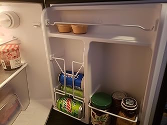 Walsh Compact Refrigerator, Single Door Mini Fridge, Energy Efficient, Adjustable Mechanical Thermostat with Chiller, Reversible Doors and Leveling Front Legs, 1.7 Cu Ft., Black