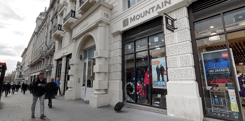 Mountain Warehouse Victoria Place Outdoor Sports Stores in Westminster, London
