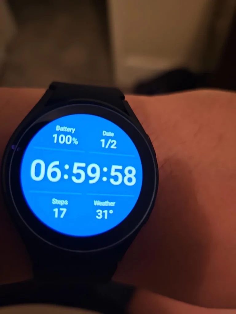 SAMSUNG Galaxy Watch 4 44mm Smartwatch with ECG Monitor Tracker for Health, Fitness, Running, Sleep Cycles, GPS Fall Detection, Bluetooth, US Version, Black